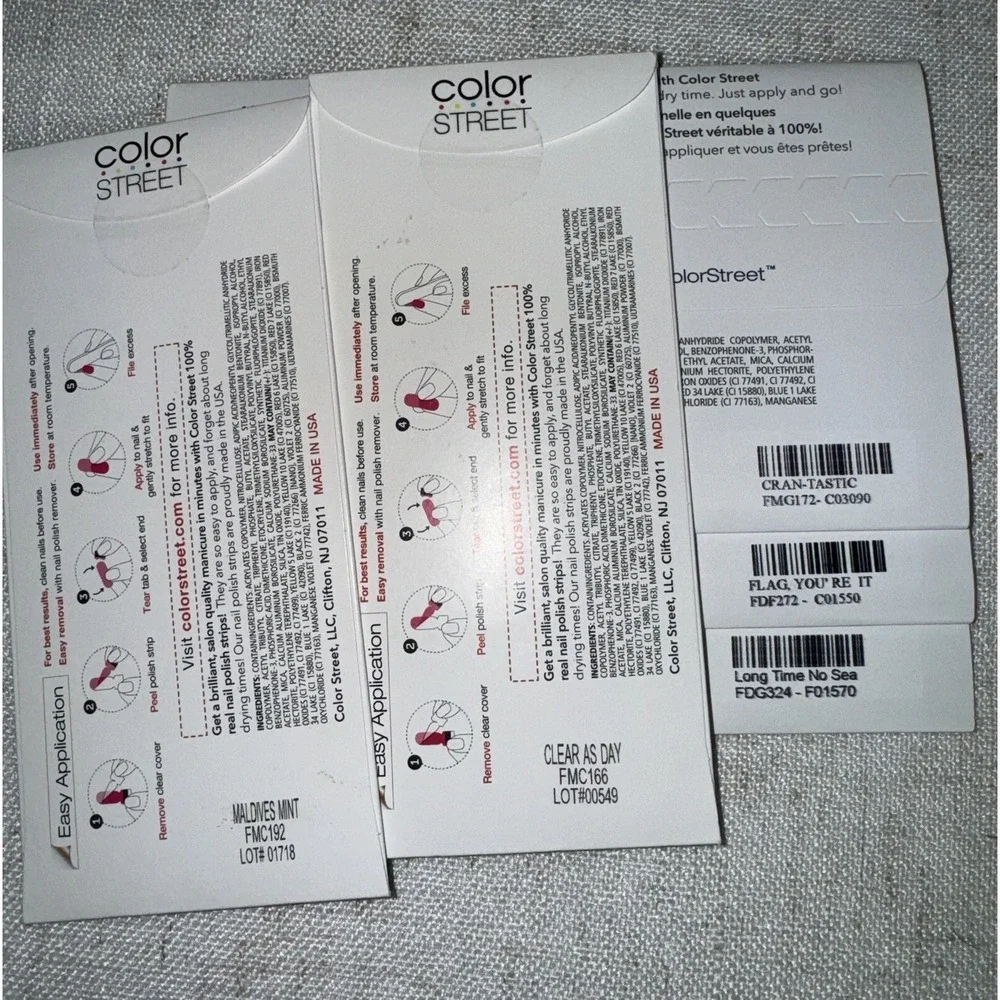 NEW Color Street 16 Bundle Lot‎ Assorted Nail Strips - No Duplicates Value $200+